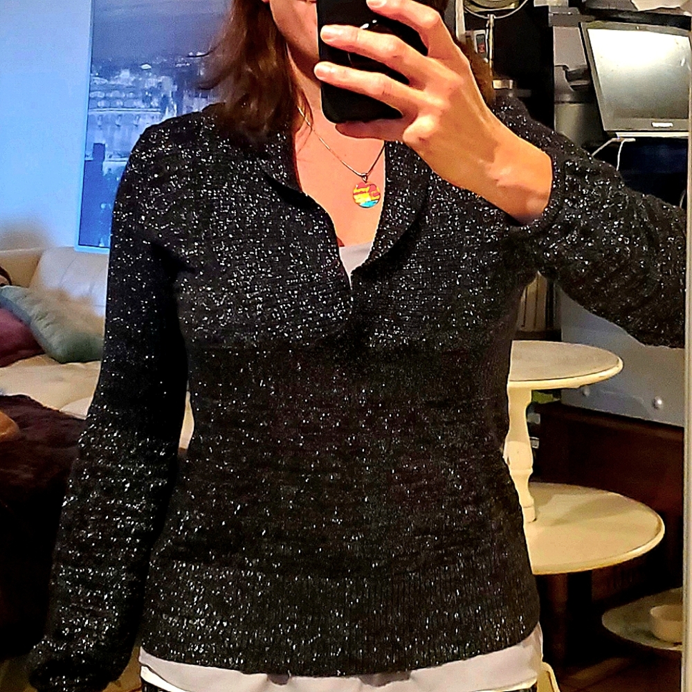 DKNY sparkly sweater